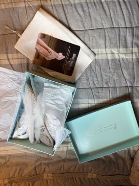 Bella Belle Ivory Satin Bridal Heels with Bow Accent